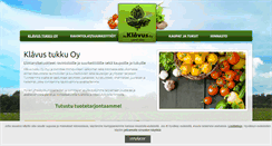 Desktop Screenshot of klavus.fi