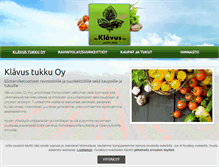 Tablet Screenshot of klavus.fi